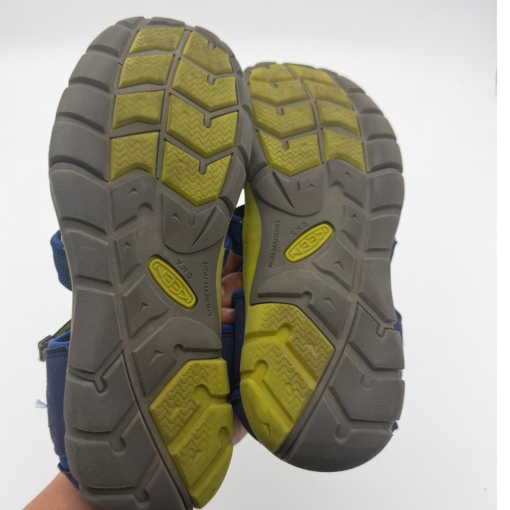 KEEN Clearwater CNX Sandals Womens 7 Navy Blue Lime Green 1022993 Hiking Water - Picture 5 of 10